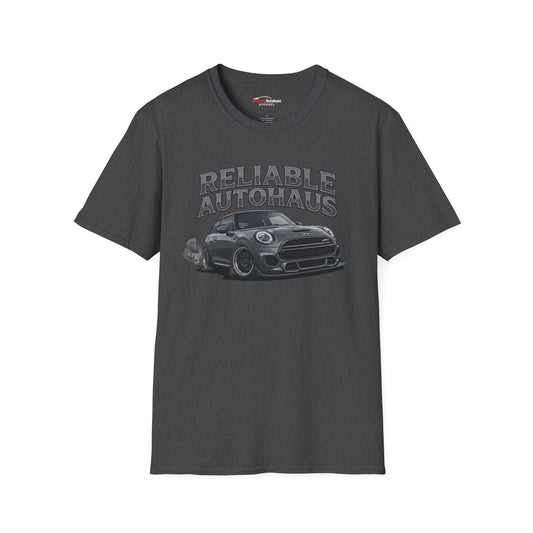 Reliable Autohaus Apparel- Reliable Autohaus MINI Burning Rubber race shirt | Motorsport Tee