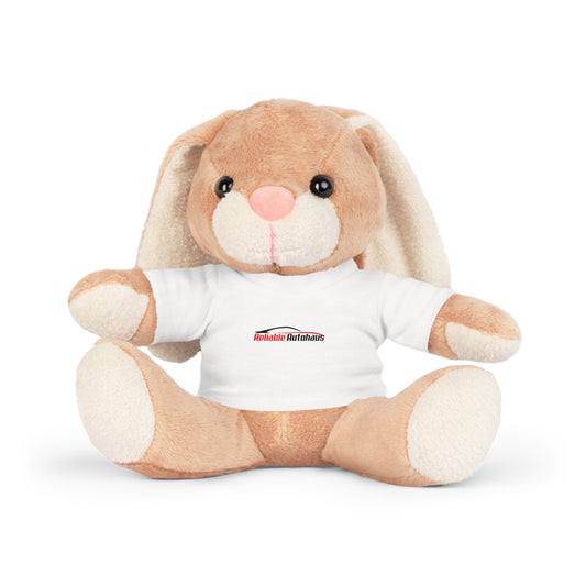 Reliable Autohaus Plush Toy with T-Shirt — Cute Branded Car Shop Mascot