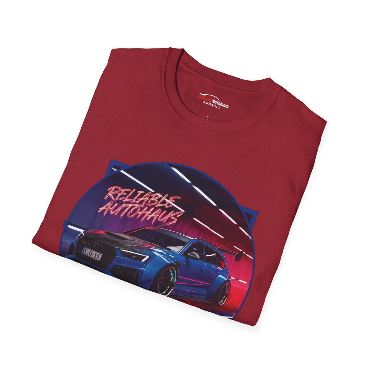 Reliable Autohaus Apparel- Reliable Autohaus RS 6 Avant Midnight Car Scene T-Shirt | Tunel Cruise