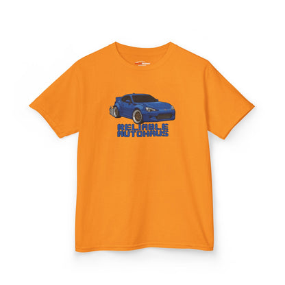 Reliable Autohaus Apparel- Reliable Autohaus BRZ “Burning Rubber” - Kids Car T-Shirt