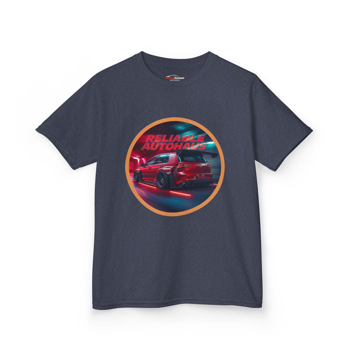 Reliable Autohaus Apparel- Reliable Autohaus GTI Tunnel Midnight Racing T-Shirt | Car Enthusiast - Kids Car T-Shirt