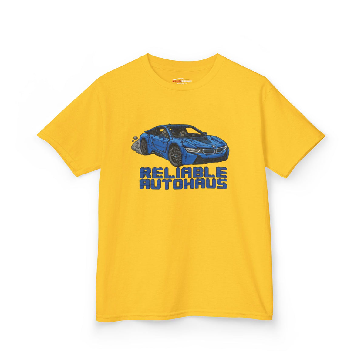 Reliable Autohaus Apparel- Reliable Autohaus I8 “Burning Rubber” - Kids Car T-Shirt
