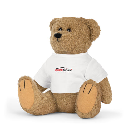 Reliable Autohaus Plush Toy with T-Shirt — Cute Branded Car Shop Mascot