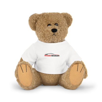 Reliable Autohaus Plush Toy with T-Shirt — Cute Branded Car Shop Mascot