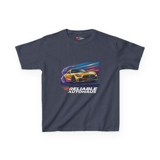 Reliable Autohaus Apparel- Reliable Autohaus AMG GT Track Cornering - Kids Car T-Shirt