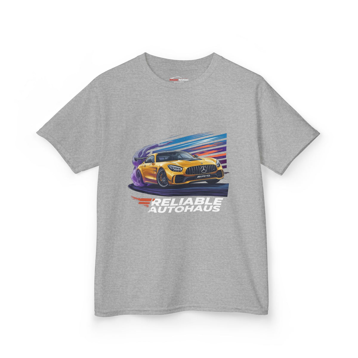 Reliable Autohaus Apparel- Reliable Autohaus AMG GT Track Cornering - Kids Car T-Shirt