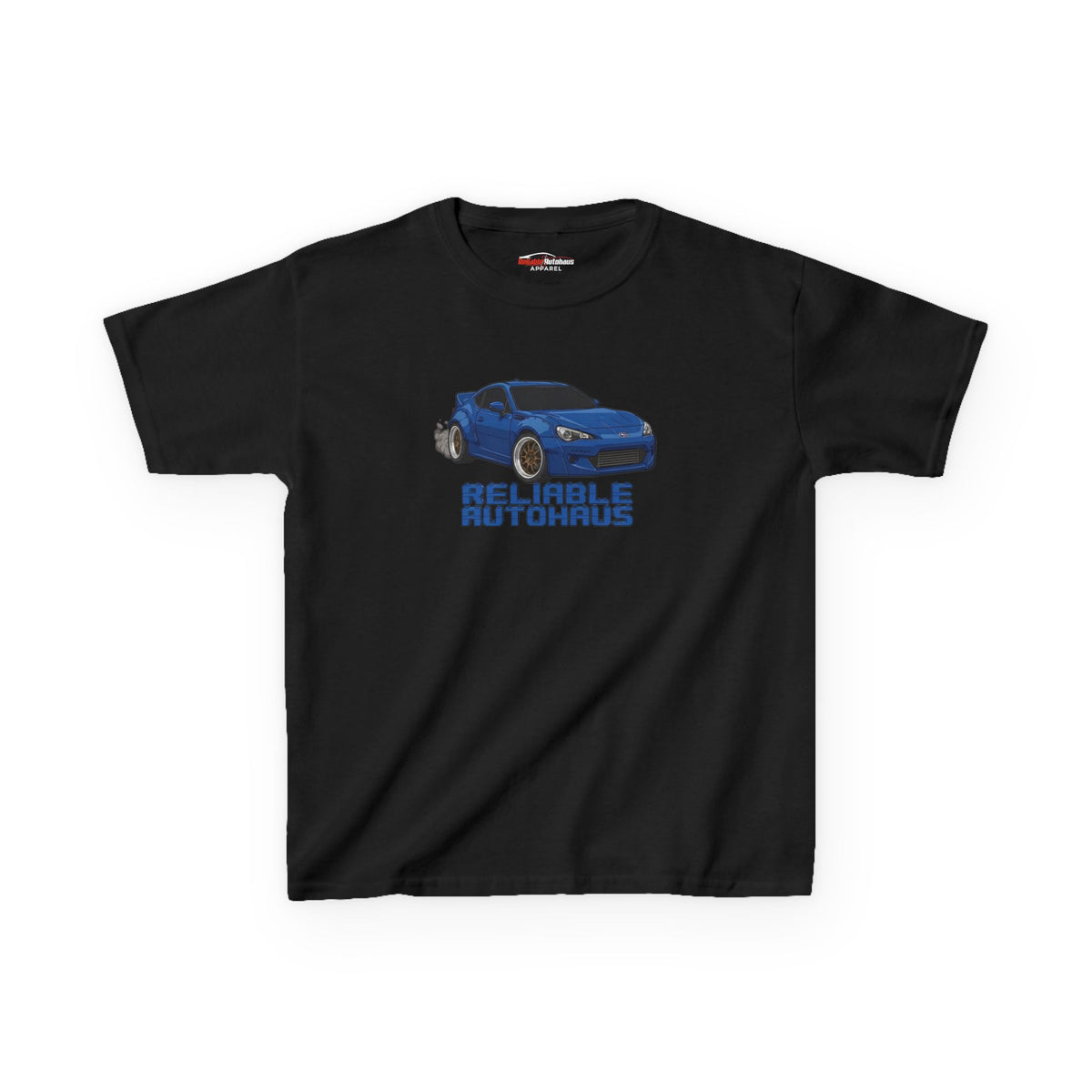 Reliable Autohaus Apparel- Reliable Autohaus BRZ “Burning Rubber” - Kids Car T-Shirt
