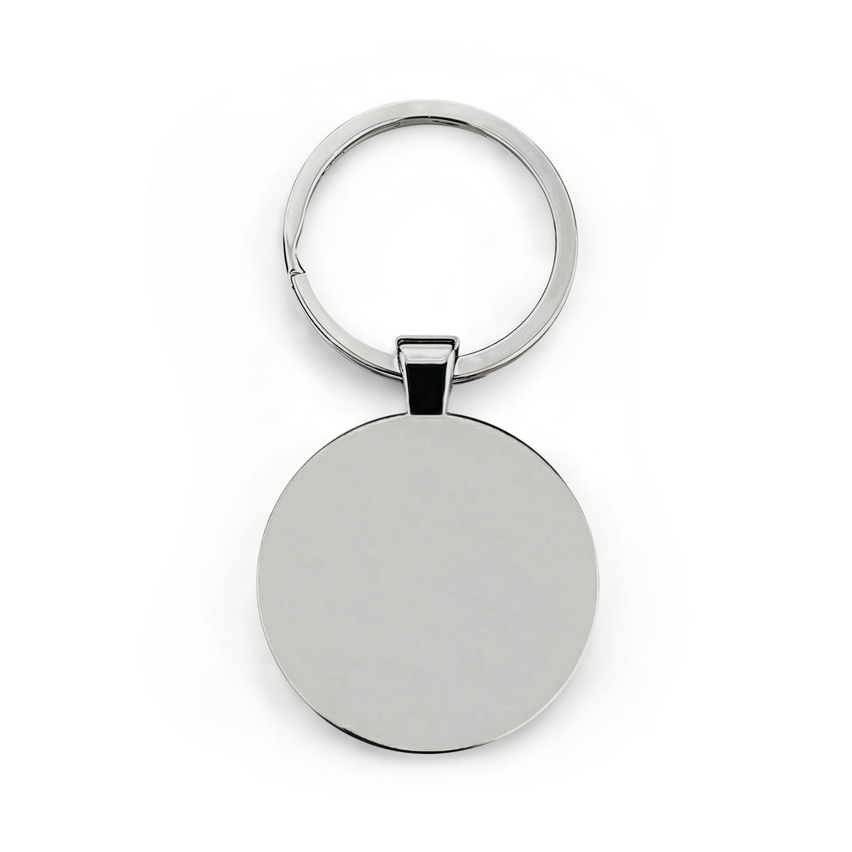 Round Stainless Steel Keychain — Reliable Autohaus Logo Metal Key Ring