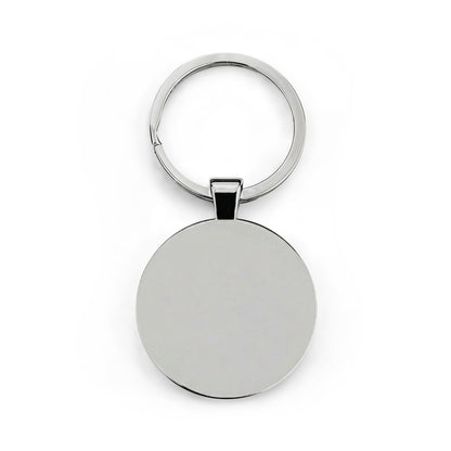 Round Stainless Steel Keychain — Reliable Autohaus Logo Metal Key Ring
