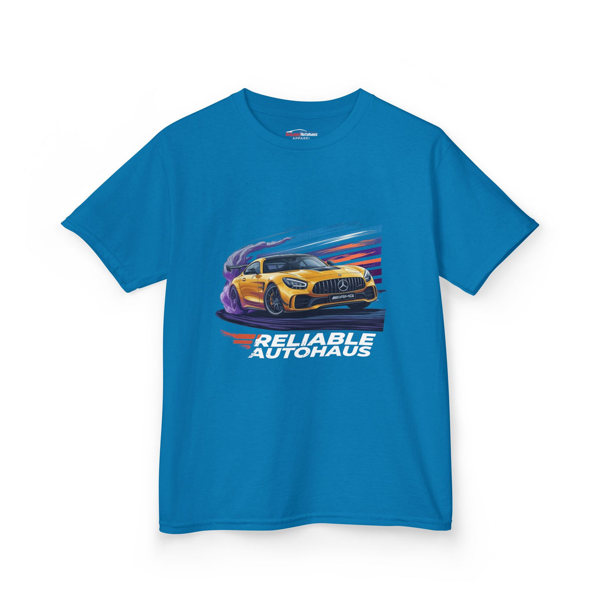Reliable Autohaus Apparel- Reliable Autohaus AMG GT Track Cornering - Kids Car T-Shirt