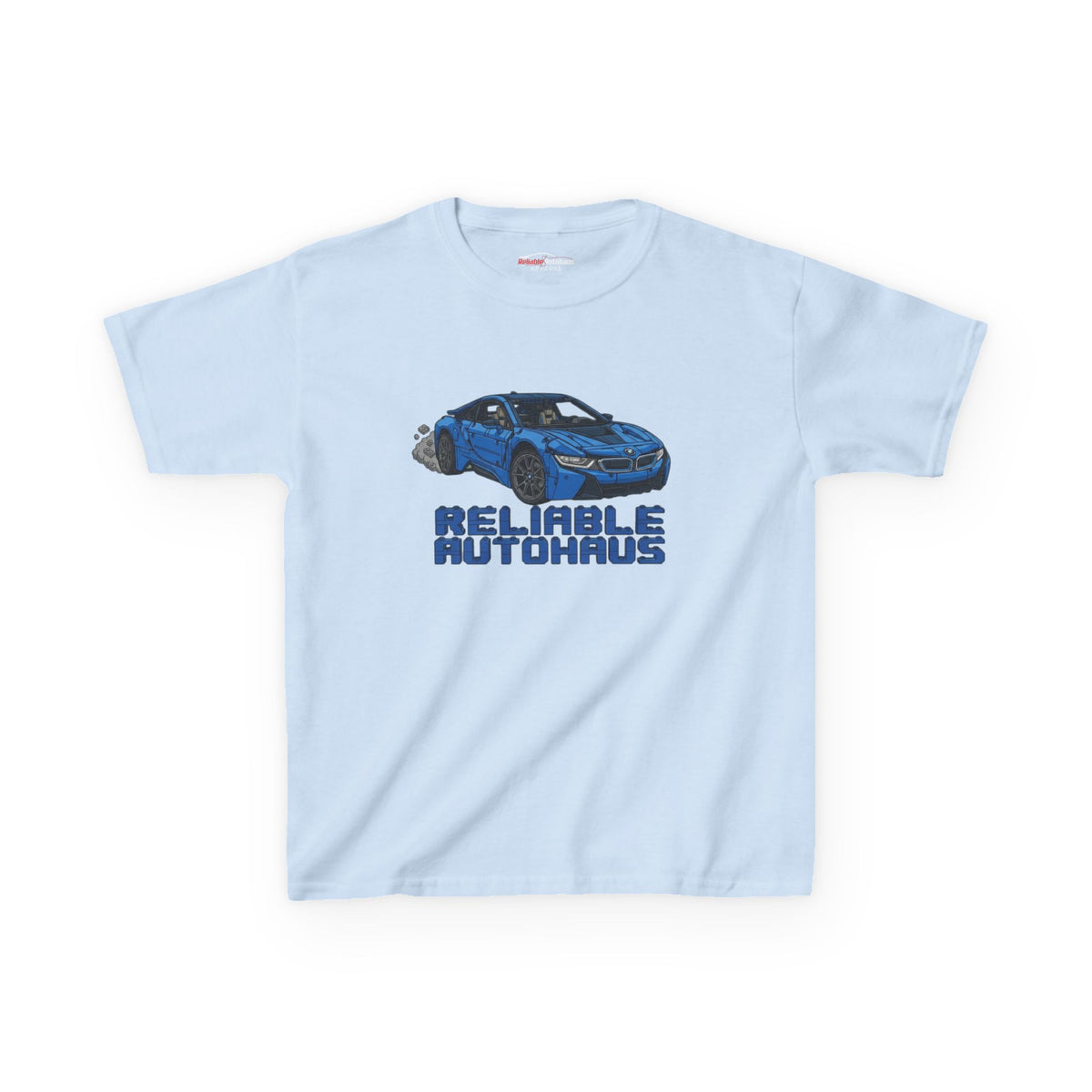 Reliable Autohaus Apparel- Reliable Autohaus I8 “Burning Rubber” - Kids Car T-Shirt