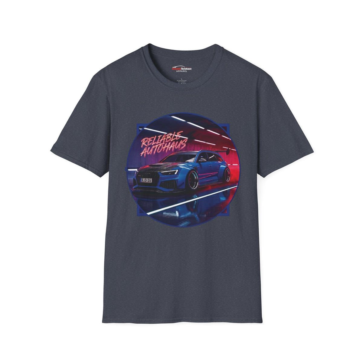Reliable Autohaus Apparel- Reliable Autohaus RS 6 Avant Midnight Car Scene T-Shirt | Tunel Cruise