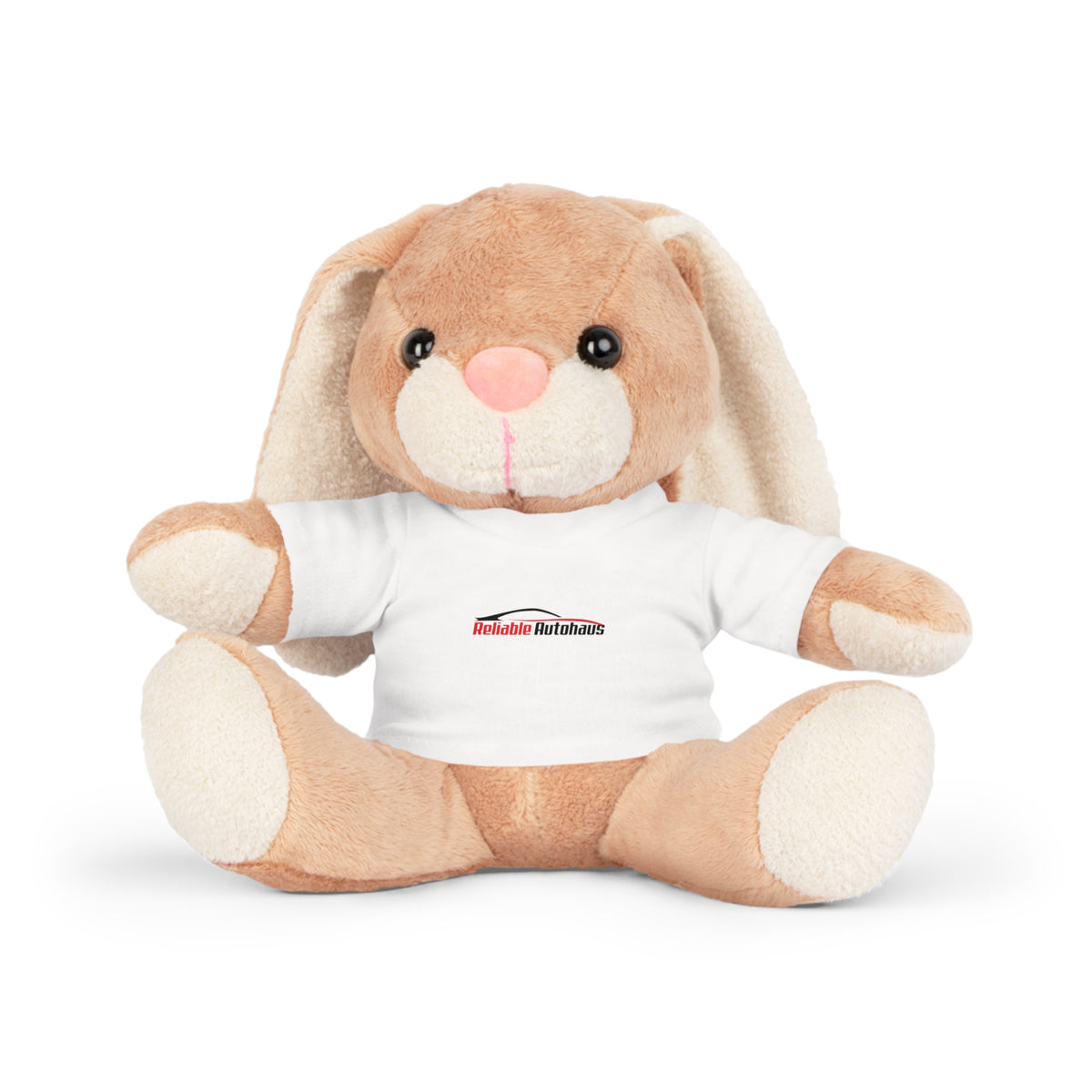 Reliable Autohaus Plush Toy with T-Shirt — Cute Branded Car Shop Mascot