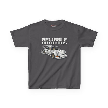 Reliable Autohaus Apparel- Reliable Autohaus RWB 911 Building Blocks Burnout - Kids Car T-Shirt