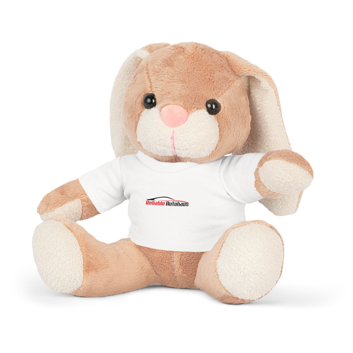 Reliable Autohaus Plush Toy with T-Shirt — Cute Branded Car Shop Mascot
