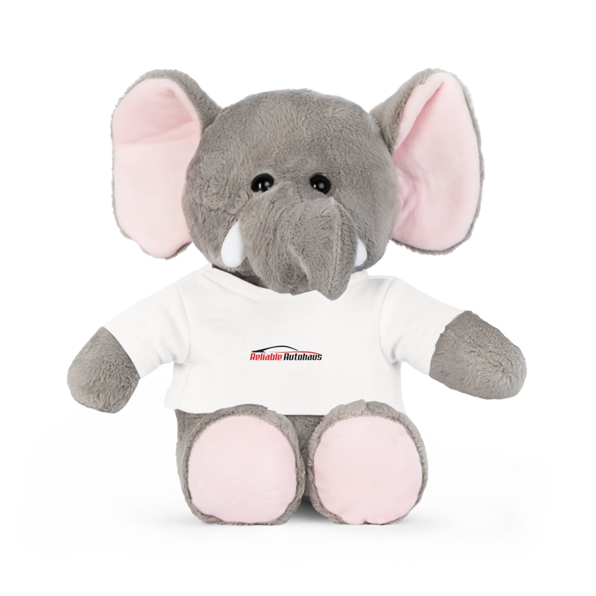 Reliable Autohaus Plush Toy with T-Shirt — Cute Branded Car Shop Mascot