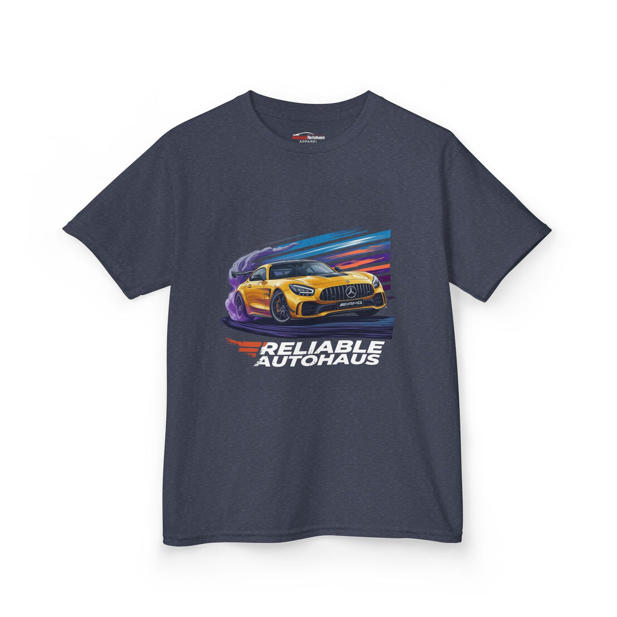 Reliable Autohaus Apparel- Reliable Autohaus AMG GT Track Cornering - Kids Car T-Shirt