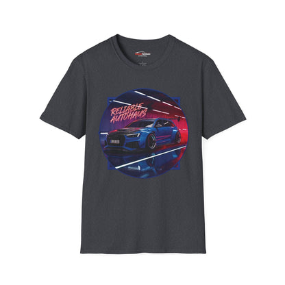 Reliable Autohaus Apparel- Reliable Autohaus RS 6 Avant Midnight Car Scene T-Shirt | Tunel Cruise