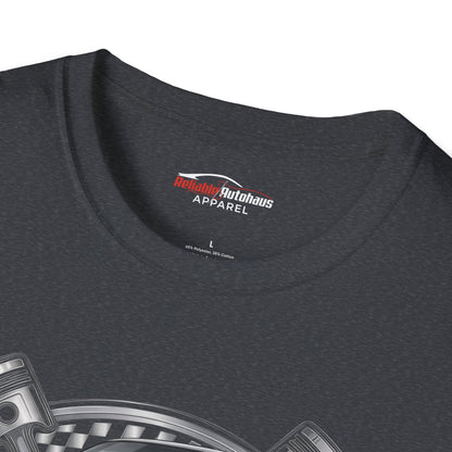 Reliable Autohaus Apparel- E36 M3 Burning Rubber T-Shirt | Car Enthusiast Racing Tee