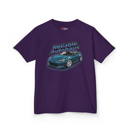 Reliable Autohaus Apparel- Reliable Autohaus BRZ wide body - Kids Car T-Shirt