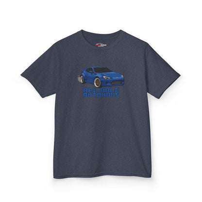 Reliable Autohaus Apparel- Reliable Autohaus BRZ “Burning Rubber” - Kids Car T-Shirt