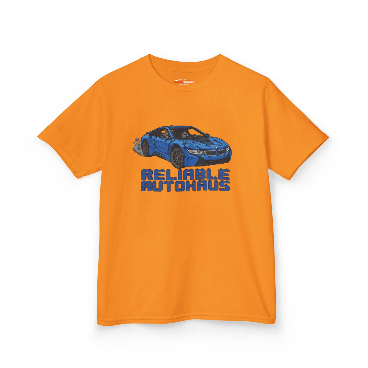 Reliable Autohaus Apparel- Reliable Autohaus I8 “Burning Rubber” - Kids Car T-Shirt