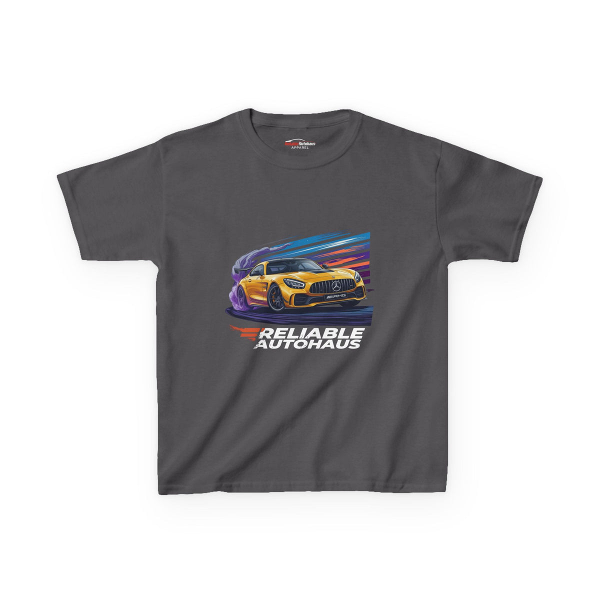Reliable Autohaus Apparel- Reliable Autohaus AMG GT Track Cornering - Kids Car T-Shirt