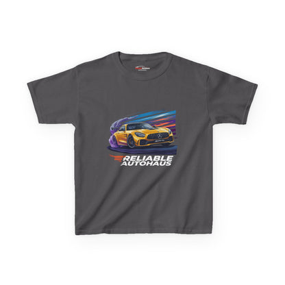 Reliable Autohaus Apparel- Reliable Autohaus AMG GT Track Cornering - Kids Car T-Shirt