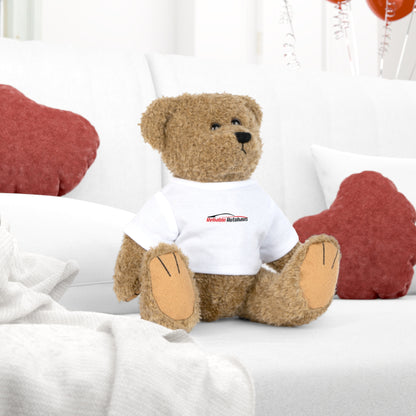 Reliable Autohaus Plush Toy with T-Shirt — Cute Branded Car Shop Mascot