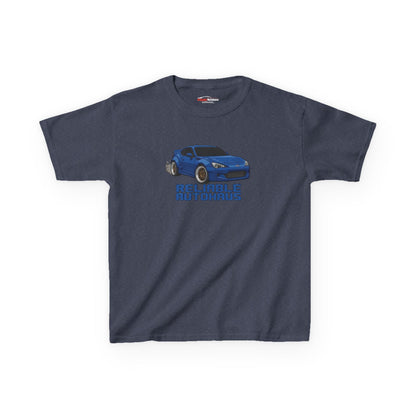 Reliable Autohaus Apparel- Reliable Autohaus BRZ “Burning Rubber” - Kids Car T-Shirt