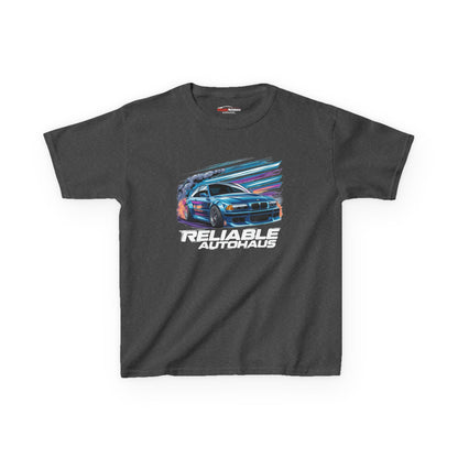 Reliable Autohaus Apparel- Reliable Autohaus E46 Drift Scene - Kids Car T-Shirt