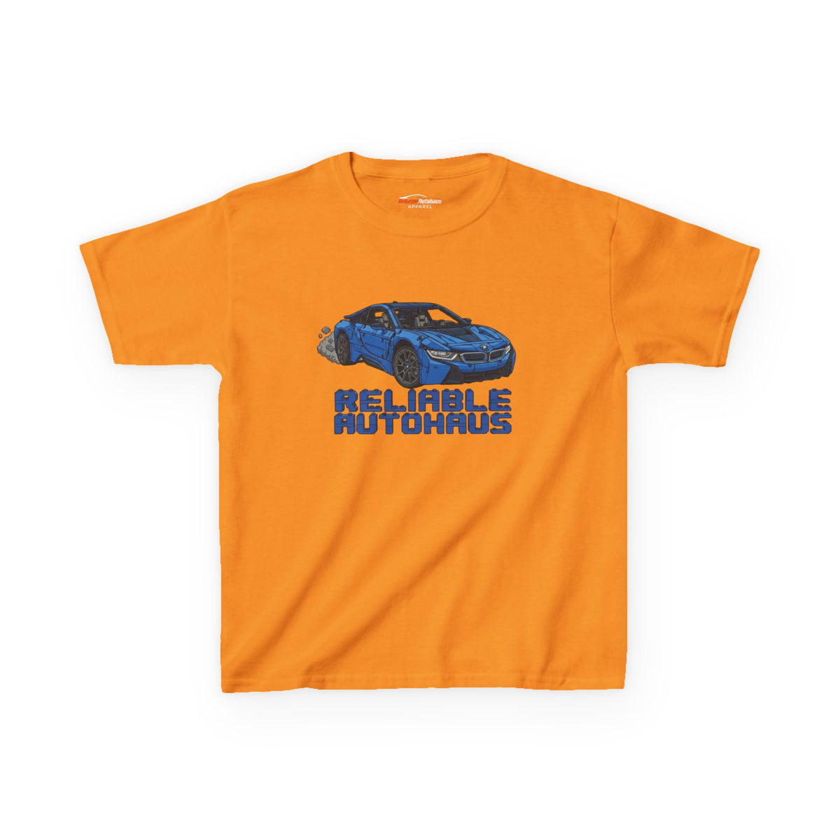 Reliable Autohaus Apparel- Reliable Autohaus I8 “Burning Rubber” - Kids Car T-Shirt