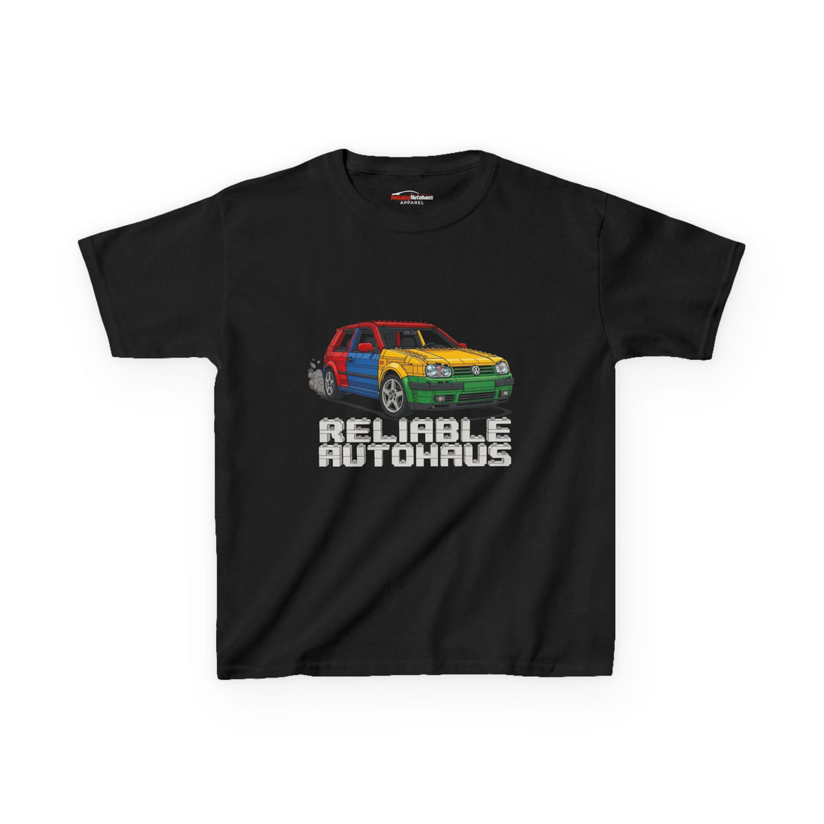 Reliable Autohaus Apparel- Reliable Autohaus Golf Harlequin - Kids Car T-Shirt