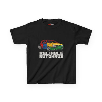 Reliable Autohaus Apparel- Reliable Autohaus Golf Harlequin - Kids Car T-Shirt