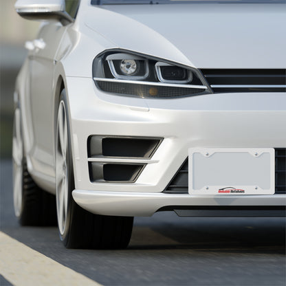 Reliable Autohaus Metal License Plate Frame | Stainless Steel Car Tag Trim