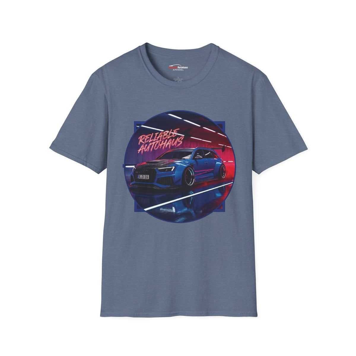 Reliable Autohaus Apparel- Reliable Autohaus RS 6 Avant Midnight Car Scene T-Shirt | Tunel Cruise