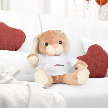 Reliable Autohaus Plush Toy with T-Shirt — Cute Branded Car Shop Mascot