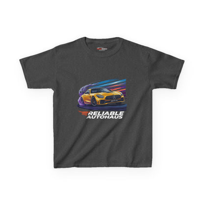 Reliable Autohaus Apparel- Reliable Autohaus AMG GT Track Cornering - Kids Car T-Shirt