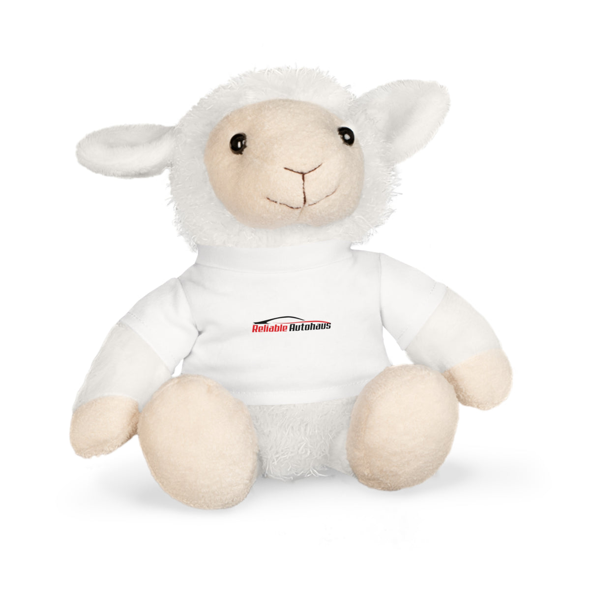 Reliable Autohaus Plush Toy with T-Shirt — Cute Branded Car Shop Mascot