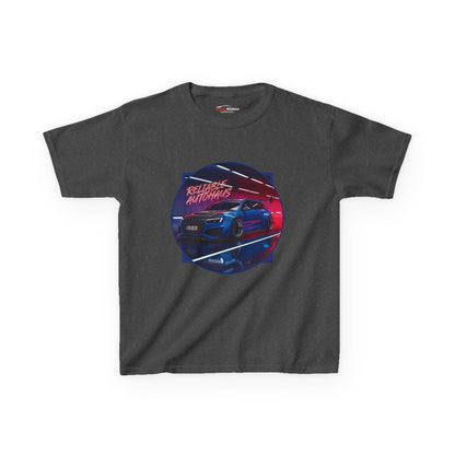 Reliable Autohaus Apparel- Reliable Autohaus Audi Midnight Car Scene | Tunnel Cruise - Kids Car T-Shirt