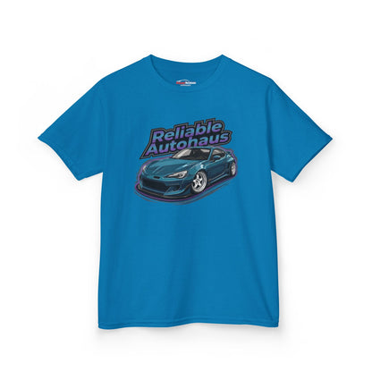 Reliable Autohaus Apparel- Reliable Autohaus BRZ wide body - Kids Car T-Shirt