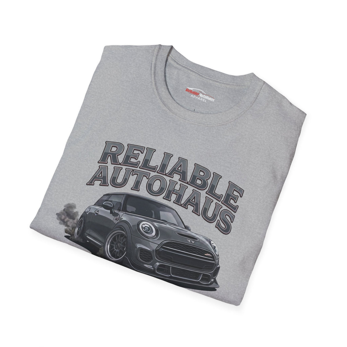 Reliable Autohaus Apparel- Reliable Autohaus MINI Burning Rubber race shirt | Motorsport Tee