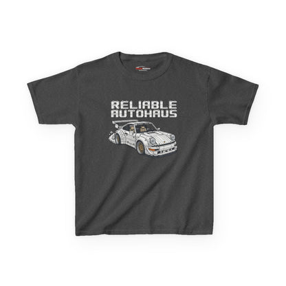 Reliable Autohaus Apparel- Reliable Autohaus RWB 911 Building Blocks Burnout - Kids Car T-Shirt