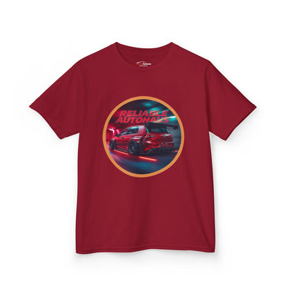 Reliable Autohaus Apparel- Reliable Autohaus GTI Tunnel Midnight Racing T-Shirt | Car Enthusiast - Kids Car T-Shirt