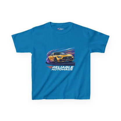 Reliable Autohaus Apparel- Reliable Autohaus AMG GT Track Cornering - Kids Car T-Shirt
