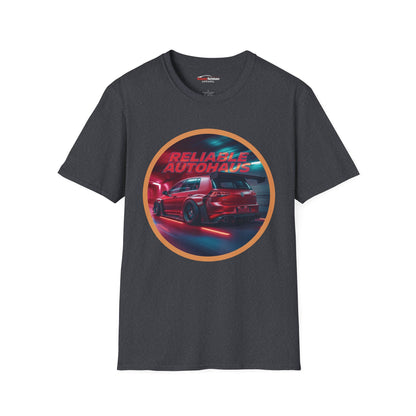 Reliable Autohaus Apparel- Reliable Autohaus Racing GTI Tunnel Midnight Racing T-Shirt | Car Enthusiast