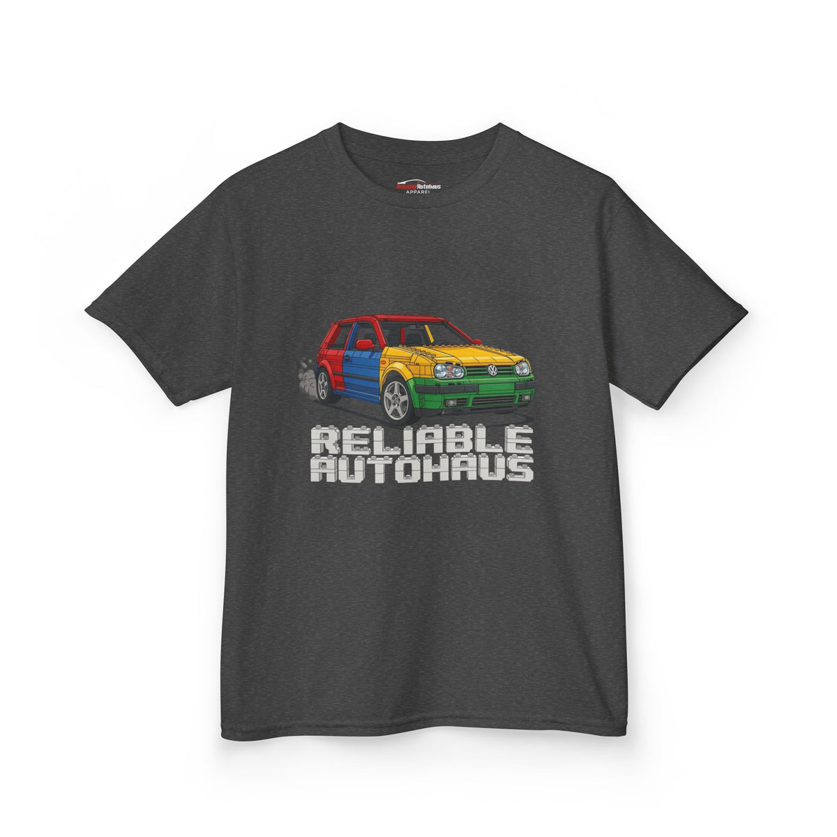 Reliable Autohaus Apparel- Reliable Autohaus Golf Harlequin - Kids Car T-Shirt