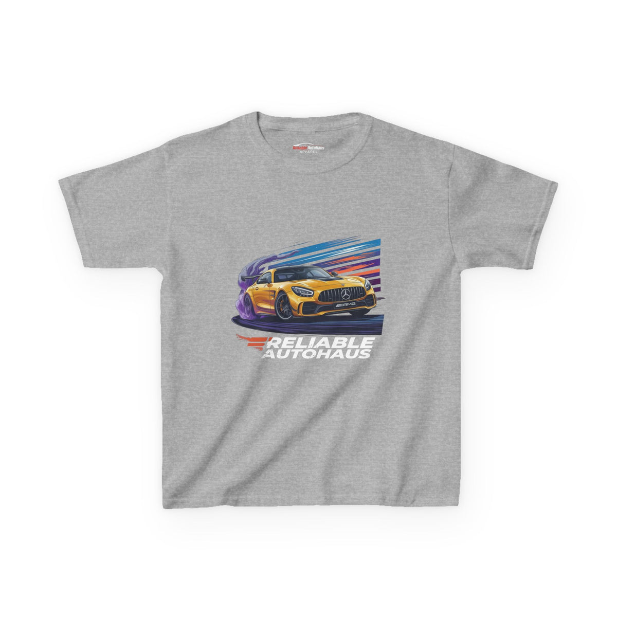 Reliable Autohaus Apparel- Reliable Autohaus AMG GT Track Cornering - Kids Car T-Shirt