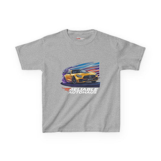 Reliable Autohaus Apparel- Reliable Autohaus AMG GT Track Cornering - Kids Car T-Shirt