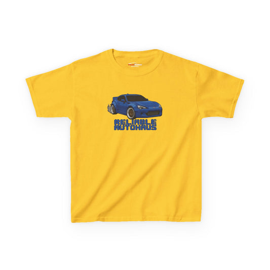 Reliable Autohaus Apparel- Reliable Autohaus BRZ “Burning Rubber” - Kids Car T-Shirt